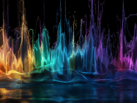 Alpha wave brain focus. Relaxation therapy. EEG cognitive. Animated EEG readout showcasing highlighted alpha wave activity.