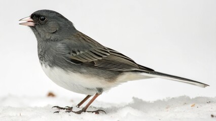 Obraz premium Dark-Eyed Junco on studio background 
