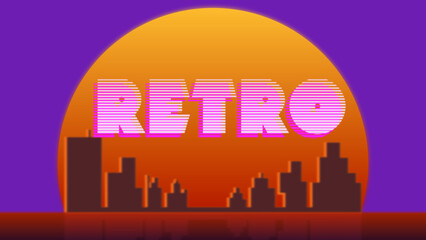 Colorful Retro Text Opener