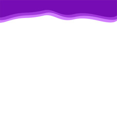 Obraz premium Abstract Purple Top Border Page