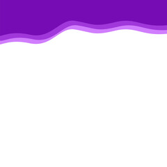 Abstract Purple Top Border Page
