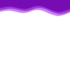 Abstract Purple Top Border Page