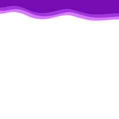 Obraz premium Abstract Purple Top Border Page