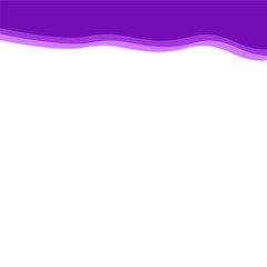 Obraz premium Abstract Purple Top Border Page