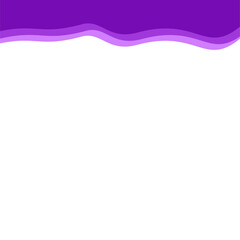 Abstract Purple Top Border Page