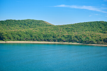 VLADIVOSTOK, RUSSIA. Cape Tobizina. Russian Island. Primorsky Krai