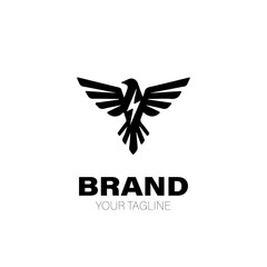 Thunderbird Logo. Thunderbird Logo Design. Thunderbird Logo Brand. Thunderbird Logo Vector Design Isolated on White Background