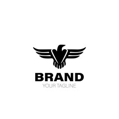 Thunderbird Logo. Thunderbird Logo Design. Thunderbird Logo Brand. Thunderbird Logo Vector Design Isolated on White Background
