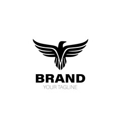 Thunderbird Logo. Thunderbird Logo Design. Thunderbird Logo Brand. Thunderbird Logo Vector Design Isolated on White Background