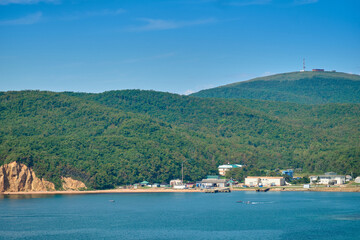 VLADIVOSTOK, RUSSIA. Cape Tobizina. Russian Island. Primorsky Krai