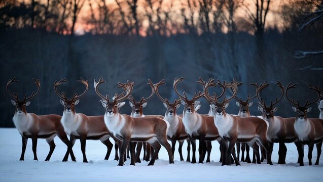 renas natal neve inverno papai noel