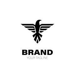 Thunderbird Logo. Thunderbird Logo Design. Thunderbird Logo Brand. Thunderbird Logo Vector Design Isolated on White Background