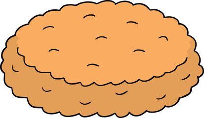 Illustration of fried chicken

