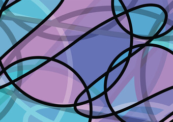 Dynamic Interplay of Curves with Endless Movement