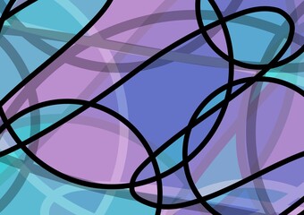 Dynamic Interplay of Curves with Endless Movement