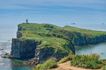 VLADIVOSTOK, RUSSIA. Cape Tobizina. Russian Island. Primorsky Krai