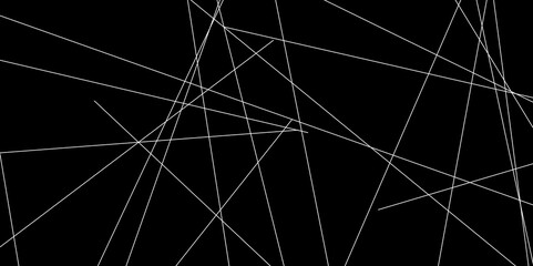 Abstract line background. abstract white lines with black background creative and geometric shape with black luxury pattern and paper texture design in illustration with white line background.