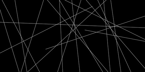 Abstract line background. abstract white lines with black background creative and geometric shape with black luxury pattern and paper texture design in illustration with white line background.