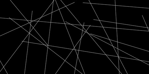 Abstract line background. abstract white lines with black background creative and geometric shape with black luxury pattern and paper texture design in illustration with white line background.