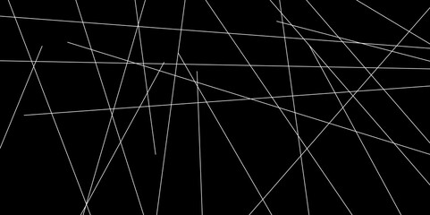 Abstract line background. abstract white lines with black background creative and geometric shape with black luxury pattern and paper texture design in illustration with white line background.