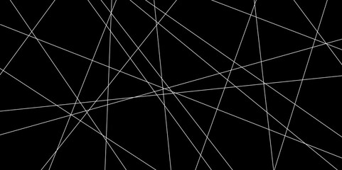 Abstract line background. abstract white lines with black background creative and geometric shape with black luxury pattern and paper texture design in illustration with white line background.