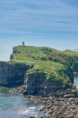 VLADIVOSTOK, RUSSIA. Cape Tobizina. Russian Island. Primorsky Krai