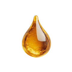 Drop of honey, isolated, no background.