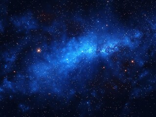 Obraz premium Milky Way Galaxy Night Sky with Nebula and Stars in Deep Space