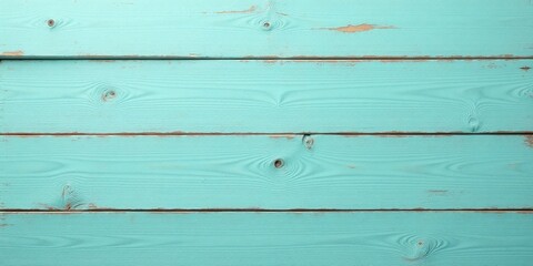 Distressed Aqua-Colored Wooden Planks Background Texture Ideal for Rustic Designs and Projects