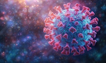 Coronavirus COVID-19 Rising Infection Cases Quarantine Pandemic Crisis Virus Cell Scientific Illustration