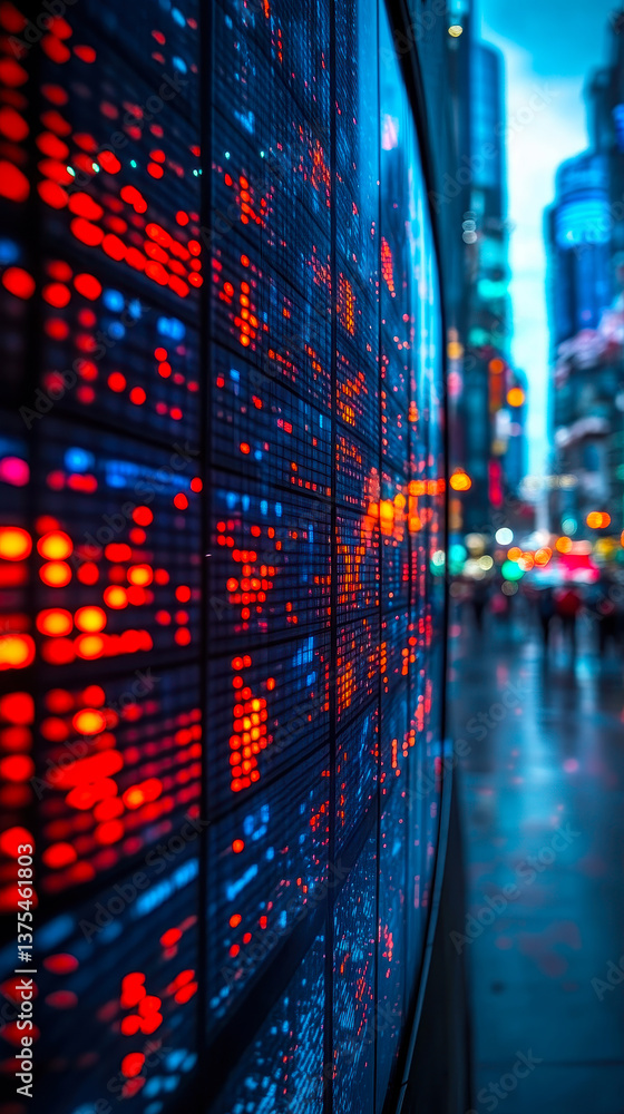 Poster digital analytics visualization: data-driven decision making and business intelligence
