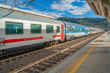 Railway station in Oneglia