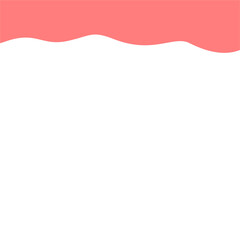 Obraz premium Abstract Pink Top Border Page