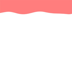 Obraz premium Abstract Pink Top Border Page