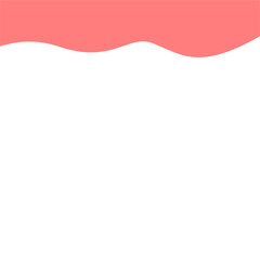 Obraz premium Abstract Pink Top Border Page