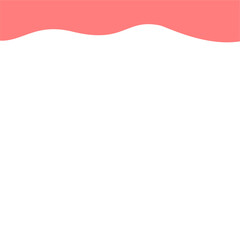 Abstract Pink Top Border Page