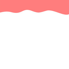 Obraz premium Abstract Pink Top Border Page