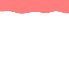 Obraz premium Abstract Pink Top Border Page