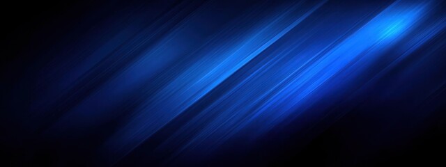 Abstract Minimalist Art with Dark Blue Streaks and Cinematic Lighting