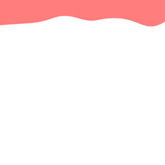 Obraz premium Abstract Pink Top Border Page