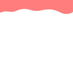 Abstract Pink Top Border Page