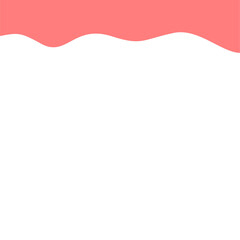 Obraz premium Abstract Pink Top Border Page