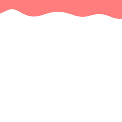 Obraz premium Abstract Pink Top Border Page