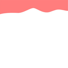 Abstract Pink Top Border Page