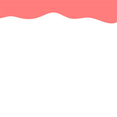 Obraz premium Abstract Pink Top Border Page