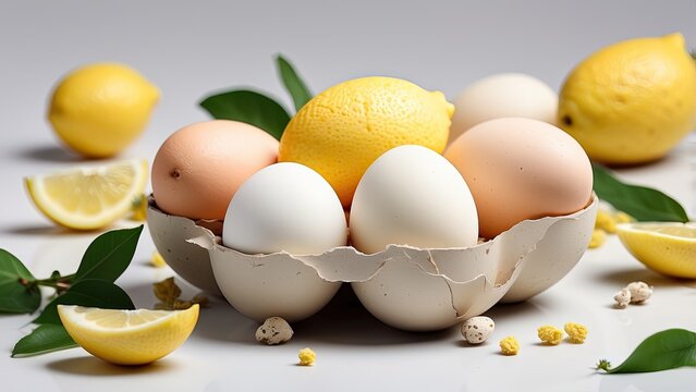 A light wooden surface features the text Easter Monday in elegant, red script.