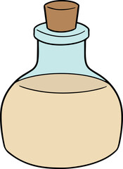 Illustration of milk bottle
