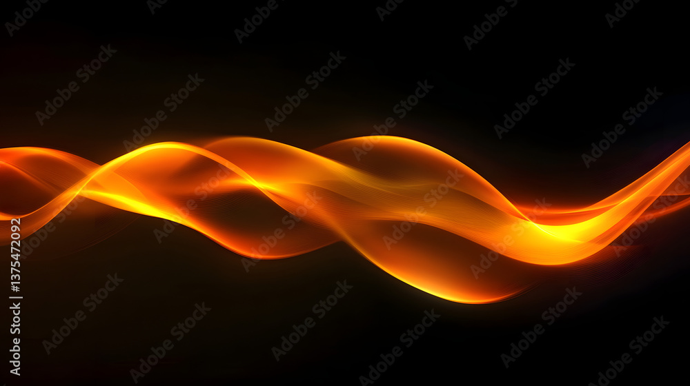 Poster modern abstract high-speed light effect. abstract background with curved beams of light. technology 