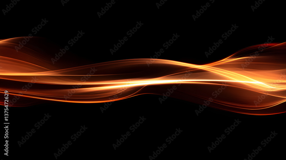 Poster modern abstract high-speed light effect. abstract background with curved beams of light. technology 