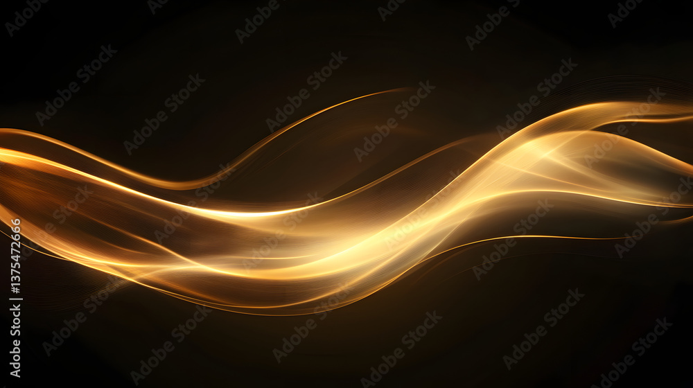 Poster modern abstract high-speed light effect. abstract background with curved beams of light. technology 